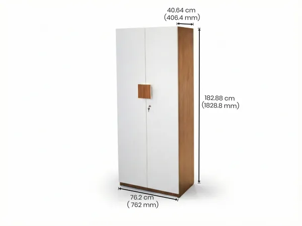 Luna Double Door Wardrobe